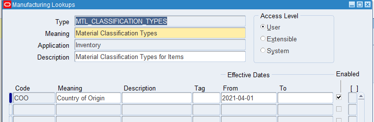 R12.2.10 – Country of Origin for On-hand Inventory – Venkanna ...